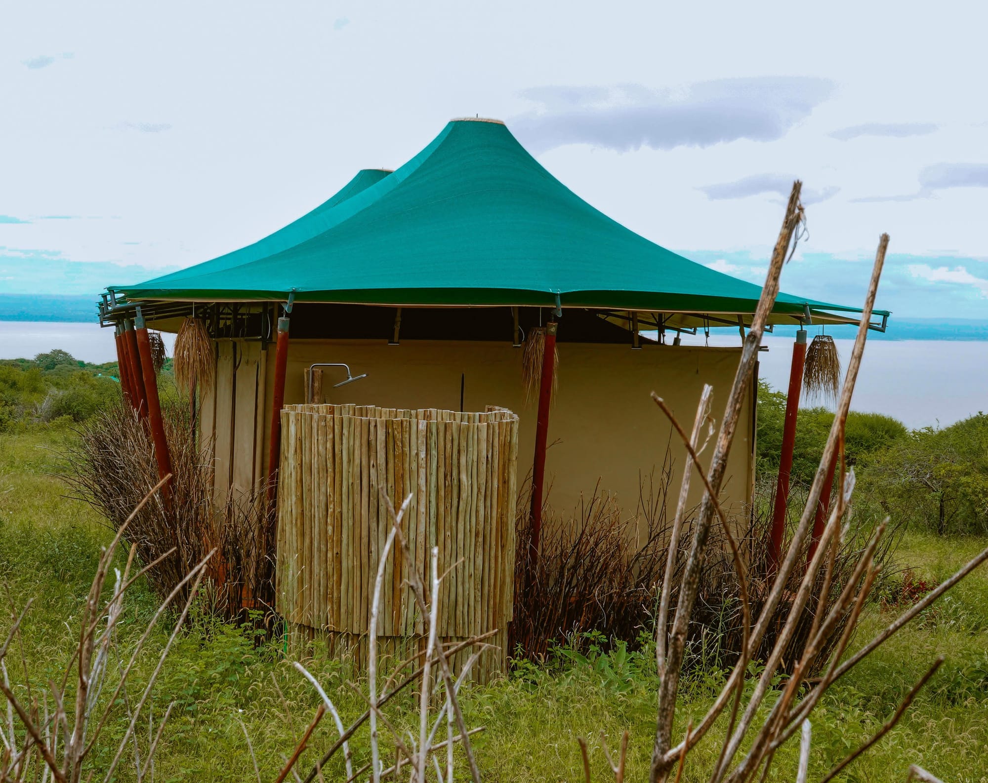 The Maasai Tent — Tucked into the bush along the southern path — a quieter corner of the lodge.