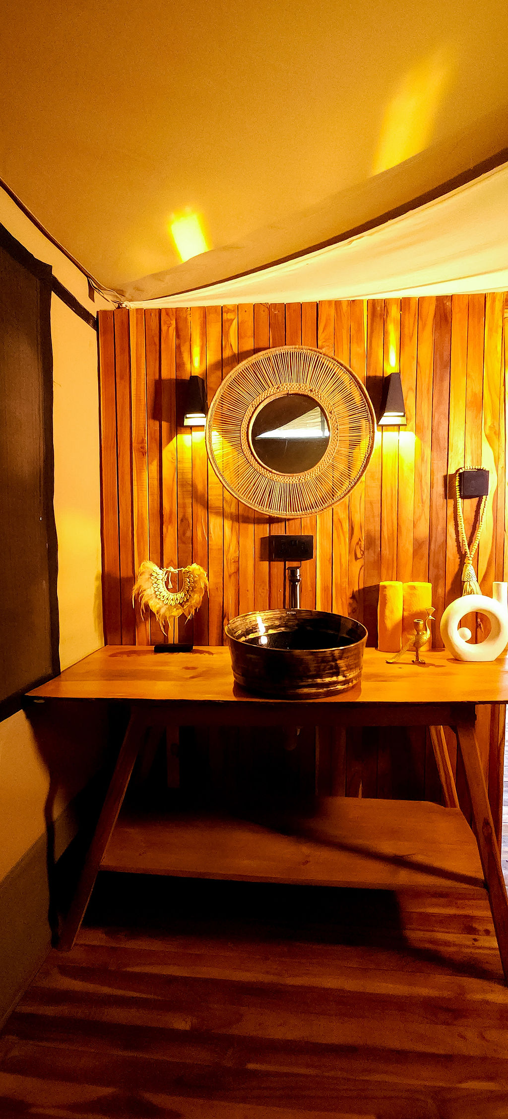 The Datoga Tent interior detail