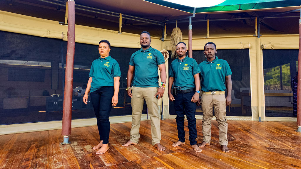 Four members of staff